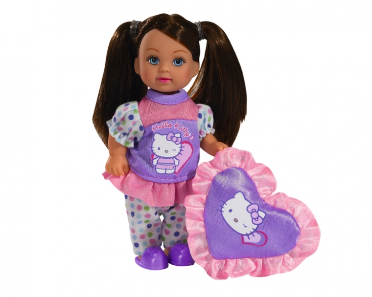 Набор кукла с аксессуарами из серии «Еви Hello Kitty» - пижамная вечеринка, 2 вида  